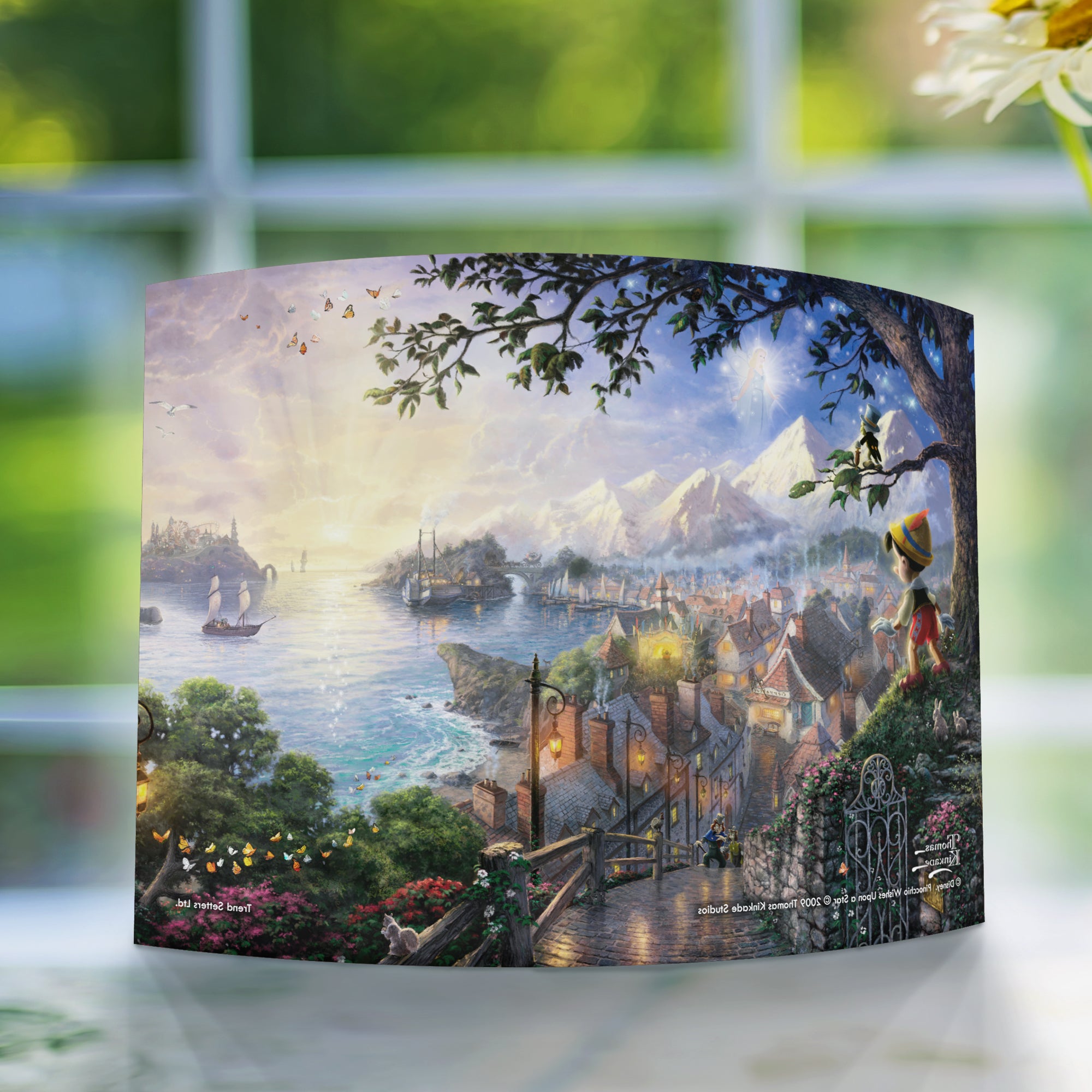 Disney (Pinocchio Wishes Upon a Star) 10" x 7" Curved Acrylic Print ACP1007CUR099
